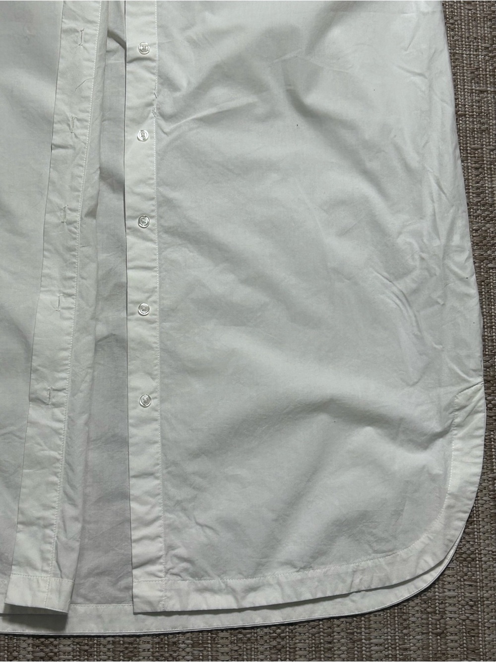 Banana Republic Sleeveless Shirt Dress. Size L - Picture 7 of 7
